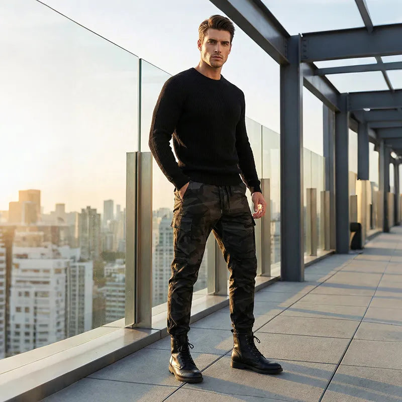 Robuste Taktische Arbeitshose für Herren – Strapazierfähig für Arbeit & Outdoor