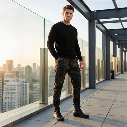 Robuste Taktische Arbeitshose für Herren – Strapazierfähig für Arbeit & Outdoor