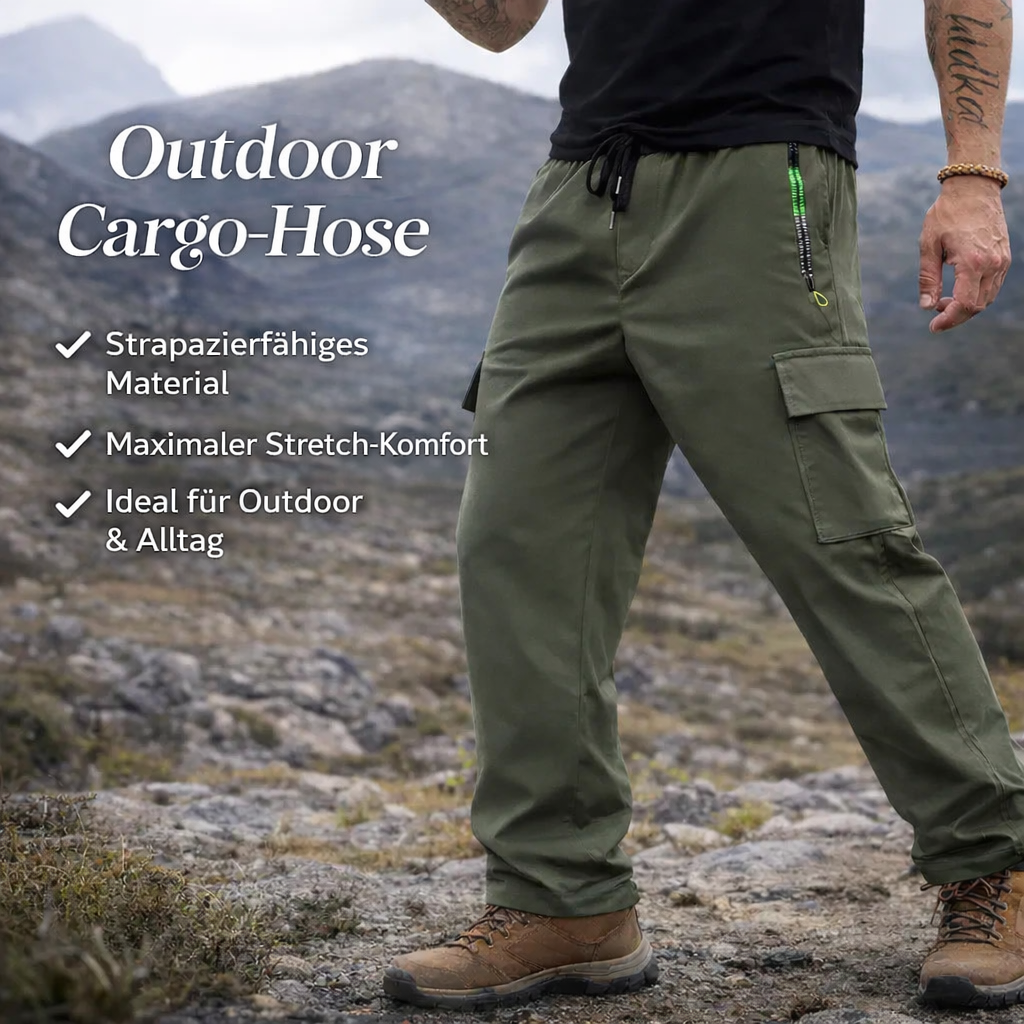 Vielseitige Cargo-Hose für Herren – Perfekt für Outdoor & Alltag
