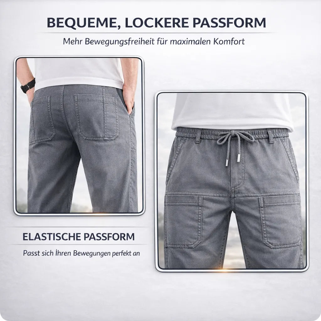 MultiPants™ – Flexible Cargo-Hose mit 6 praktischen Taschen