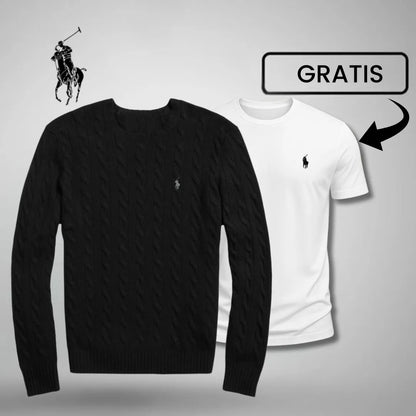 Luxus-Strickpullover + GRATIS T-Shirt 🎁
